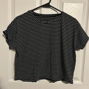 Lululemon Striped Black and White Women's Top